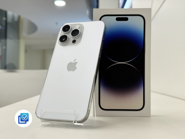 Смартфон Apple iPhone 14 Pro Max (128 Гб Silver Sim + eSim)